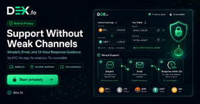 Support Without Weak Channels: SimpleX, Email, and 12-Hour Response Guidance