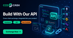 CCE Cash API for Developers — No-KYC Exchange Integration
