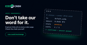 How to Verify Your Own Swap on a Block Explorer | CCE Cash