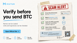 Scam alert: verify official MixTum channels | MixTum