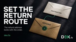 Your Refund Address Is a Safety Route, Not an Optional Field | DEX.fo