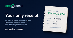 Your Order Inquiry Code: The Only Receipt You Get | CCE Cash