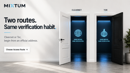 Clearnet and Tor are two access routes to the same service…