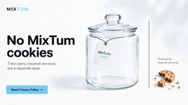 MixTum says it does not use cookies | MixTum