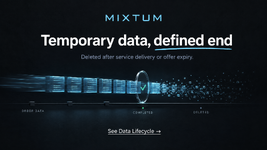 Order data is deleted after completion or expiry | MixTum
