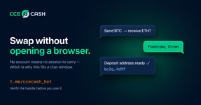 Swapping Crypto Inside Telegram