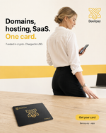 Paying for Domains, Hosting and SaaS With a Crypto-Funded Virtual Card