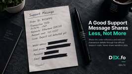 A Good Support Message Shares Less, Not More | DEX.fo