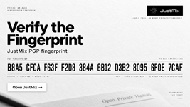 The PGP Fingerprint Is the Anchor, Not the Logo | JustMix