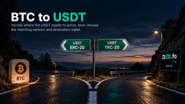 BTC to USDT: Choose the Stablecoin Network Before the Swap | DEX.fo