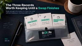 The Three Records Worth Keeping Until a Swap Finishes | DEX.fo