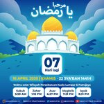 Marhaban Ya Ramadhan - 7 Hari lagi