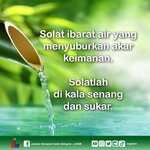 Solatlah Di Kala Senang Dan Sukar