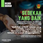 Sedekah Yang Baik