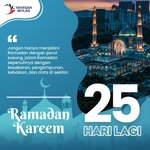 25 Hari Menuju Ramadhan 1443H