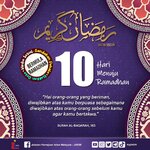 10 Hari Menuju Ramadhan 1443H/2022M