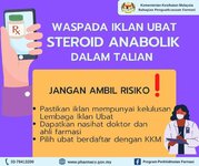 Waspada Iklan Ubat Steroid Anabolik Dalam Talian