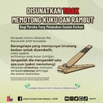 Disunatkan Tidak Memotong Kuku & Rambut Bagi Mereka Yang Melakukan Ibadah Korban