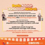 Dunia Adalah Jambatan Akhirat