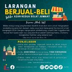 Larangan Berjual-Beli Ketika Azan Kedua Solat Jumaat