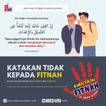 Katakan Tidak Kepada Fitnah