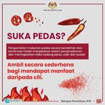 Suka Pedas? Ambil Secara Sederhana Bagi Mendapat Manfaat Daripada Cili