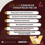 Enam (6) Hak Seorang Muslim Terhadap Muslim Yang Lain
