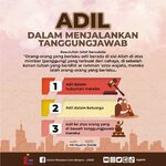 Adil Dalam Menjalankan Tanggungjawab
