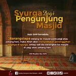 Syurga Bagi Pengunjung Masjid