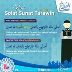 Niat Solat Sunat Tarawih