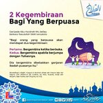 Dua Kegembiraan Bagi Yang Berpuasa