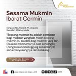 Sesama Mukmin Ibarat Cermin