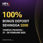 Dapatkan Bonus Deposit 100% – Sehingga $200!
