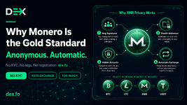 Why Monero Is the Gold Standard for On-Chain Privacy — And Why DEX.fo Supports It