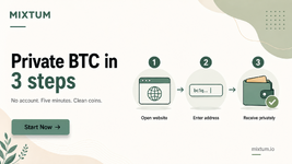 Mixing Bitcoin Takes 5 Minutes — Here's the Whole Process