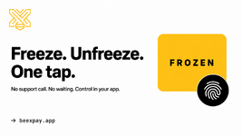 Instant Card Freeze: Self-Serve Control in the BeeXpay App