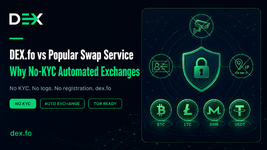 DEX.fo vs Popular Swap Services: Why No-KYC Automated Exchanges Win on Privacy [DEX.fo Guide]