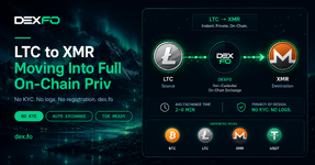 LTC to XMR: Moving Into Full On-Chain Privacy in One Anonymous Swap [DEX.fo Guide]