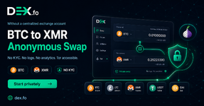 BTC to XMR Without a Centralized Exchange Account | DEX.fo