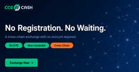 CCE Cash — A Crypto Exchange That Doesn't Ask You to Sign Up: