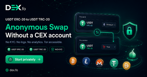 USDT ERC-20 to USDT TRC-20 Without a CEX Account | DEX.fo