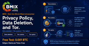BMIX Guide: BMIX privacy policy explained: data deletion, cookies, and Tor