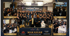AMarkets Indonesia Bersama Smart Money Academy Sukses Selenggarakan Grand Seminar Trading di Indonesia