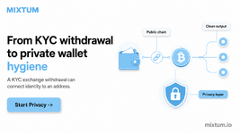 From KYC withdrawal to private wallet hygiene | MixTum