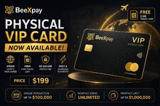 The BeeXpay Physical VIP Card Is Now Available