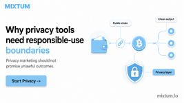 Why privacy tools need responsible-use boundaries | MixTum